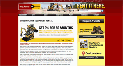 Desktop Screenshot of catrental.ringpower.com